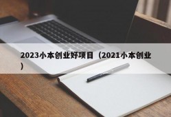 2023小本创业好项目（2021小本创业）